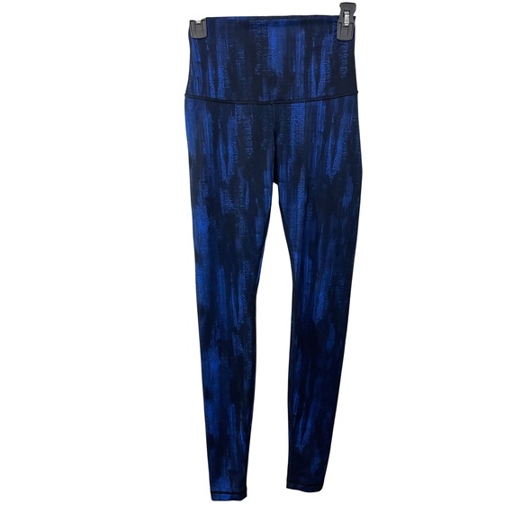 Lululemon Wunder Under Pant Full-On Luon Nightsky Harbor Blue Black Size 2 or 4 - Picture 2 of 9